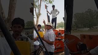 Laser land leveler.. #form machinery # technical #farming #ttc