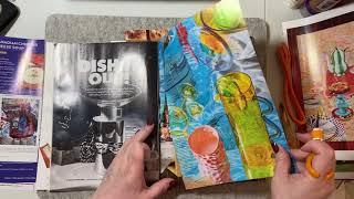 Magazine harvest for December daily journals, glue books, collages and more