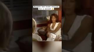 Whitney Houston had Diane Sawyer worried for a second during the interview #whitney #whitneyhouston