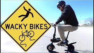 Wacky Bike Review DYU S2, Smallest eBike I've Seen