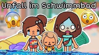 UNFALL IM SCHWIMMBAD  | DIE WASSERRUTSCHE | TOCA BOCA STORY DEUTSCH | AMIRA ZOCKT