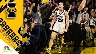 CAITLIN CLARK HIGHLIGHTS: 49 points in record-breaking win | Big Ten Women's Basketball | NBC Sports