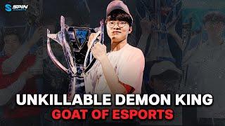 FAKER THE GOAT OF ESPORTS - 5 WORLDS IN 7 FINALS - FAKER ICONIC PLAY & CHAMPIONSHIP MOMENTS!