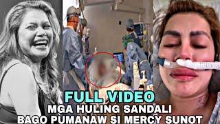 MERCY SUNOT MGA HULlNG SANDALl BAGO PUMANAW | MERCY SUNOT AEGIS BAND  LUNG CANCER | RlP