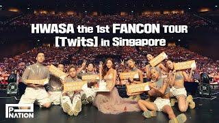 [HWASA] HWASA the 1st FANCON TOUR [Twits] in Singapore | Behind The Scenes (ENG)