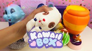 KAWAIIBOX SQUISHY Review and Squishies Unboxing 2019 | EV CUTIE PIEE