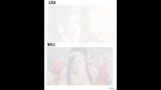 lisa rap and milli rap / who is better / mirror mirror / lalisa #artizow #shorts