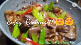 LIVER & GIZZARD STIR FRY  | BAMBA'S KITCHEN