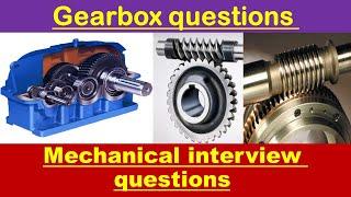 Mechanical interview question on Gearbox||