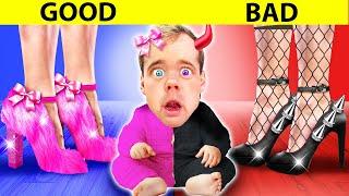 GOOD VS BAD BABYSITTER | GENIUS BABYSITTING HACKS & CRAZY DIY PARENTING IDEAS BY CRAFTY HACKS PLUS