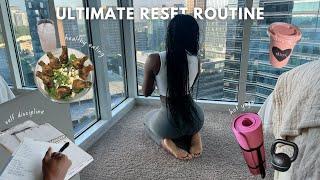 MY RESET ROUTINE FOR SUCCESS!  getting my life together, grocery haul, self discipline ‍️