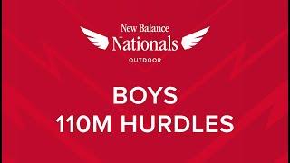 Boys 110m Hurdles - New Balance Nationals Outdoor 2024