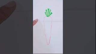 bunny carrot   drawing||#shorts #kidsvideo #youtubeshorts