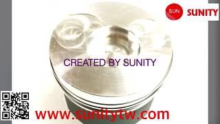 TAIWAN SUNITY -  New type  L100N L100N6 PISTON 86mm with MOS2 plated 714320-22720 for YANMAR parts