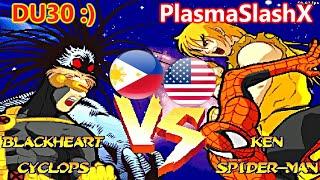 Marvel Super Heroes Vs. Street Fighter - DU30 :) vs PlasmaSlashX