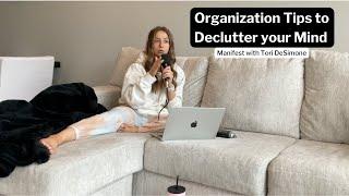 Organization Tips to Declutter your Mind