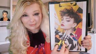 ASMR HAIRCUT CONSULTANT ROLEPLAY SOFT SPOKEN  haircut, haircut consultation, hair salon