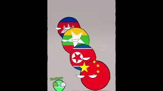 Eternal Enemies - China  vs Vietnam  #contryballs  #viral  #shorts collab with @BaoDave