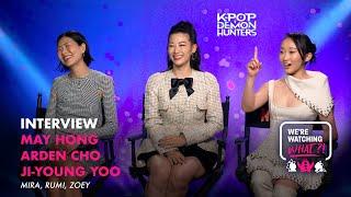 K-Pop Demon Hunters Interview | May Hong, Arden Cho, Ji-Young Yoo
