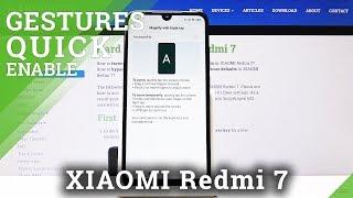 How to Activate Magnification Gestures in XIAOMI Redmi 7 - Zoom In Screen