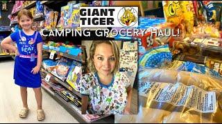 Giant Tiger Grocery Haul! Camping Prep & Special Treats For Everyone!