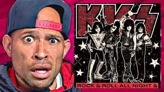 Rapper FIRST time REACTION to Kiss - Rock And Roll All Nite!! Did you guys SEE that...