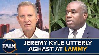 "Utterly Speechless" Jeremy Kyle Aghast Over David Lammy Speech