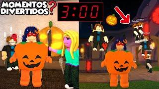 Jugando MURDER MISTERY 2 a las 3:00 AM en HALLOWEEN (MOMENTOS TENEBROSOS) MM2 ROBLOX