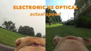 Sony Action Cam - Electronic vs Optical Stabilization