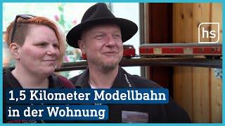 In 21 Minuten durch die Wohnung: Modellbahn-Fans aus Hessen | hessenschau