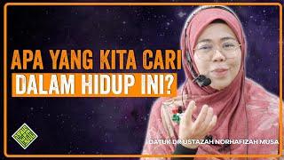 Ceramah Terbaik 2024 Datuk Dr Norhafizah Musa. Mencari Satu-satunya pekataan dalam Hidup ini