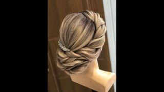 اموزش شینیون_شینیون شیک_hairstyle_hair training