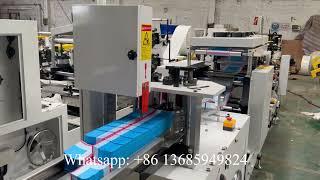 Automatic two color printing napkin tissue machine