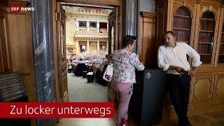 In Bundesbern fallen die Masken