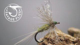 Tying the EZ Blue Wing Olive (dry fly pattern)