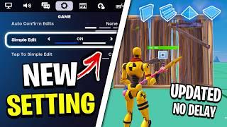 Simple Edit Fortnite Setting UPDATE! (NO DELAY)