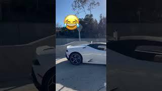 Can’t Park There #shorts #short #car #cars #fail #fails #crash #funny #funnyvideo #lamborghini