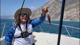 pescando con el Radio en las Islas catalinas