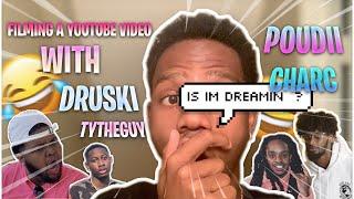 THE MAKING OF A BANGER YOUTUBE VIDEO (FT. DRUSKITV, TYTHEGUY, CHARC, & POUDII) | THE MARATHON