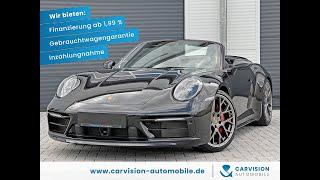 VERKAUFT | Porsche 992 Carrera 4S Cabriolet | HA-Lenk | PDLS+ | Sport-Design | XPel | SOLD