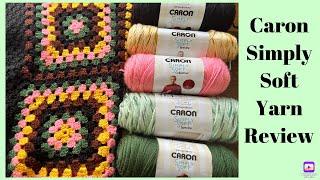 Caron Simply Soft Yarn Review + Where to find Free Crochet Patterns