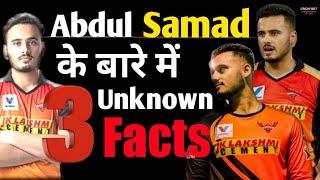 3 Unknown Facts About Abdul Samad #abdulsamad #facts #shorts