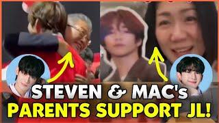 AHOF 아홉 / Steven's Father hugs JL, Mac's Mother cheers for JL on Universe League!