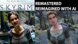 Skyrim with ultra-realistic graphics Gen-3 video to video Runway Artificial intelligence