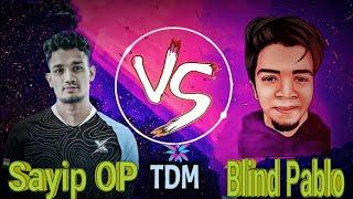 SayipOP vs Blind Pablo 1v1 Tdm | Friendly 1V1| #bgmi #sayipop #blindpablo #tdmchallenge