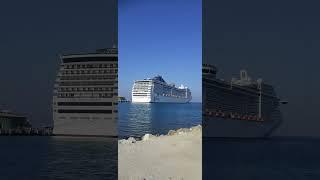 FAIR TOURISM? A LARGE CRUISE SHIP IN THE TURKISH PORT OF KUSADASI.