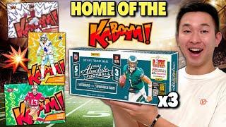 THE NEW KABOOMS HAVE ARRIVED!  2024 Panini Absolute Football Hobby Box Review x3