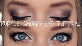 Purple Smokey Eye Makeup Tutorial: PROM EDITION