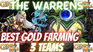 Best GOLD FARMING Faction | Gems of War The Warrens Teams | 3 Teams for Faction Event Guide