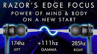 The Razor's Edge Focus - 111 Hz Gamma For Brain & Body Power